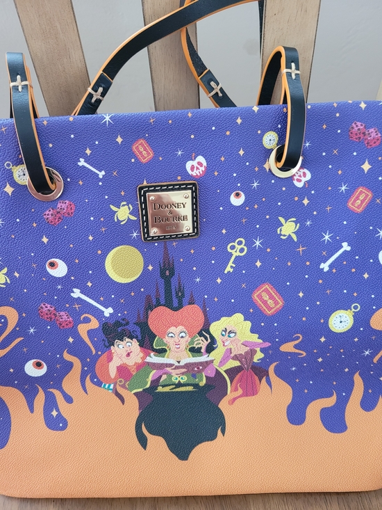 Dooney & Bourke Handbags - Dooney & Bourke Purple Hocus Pocus Tote Bag